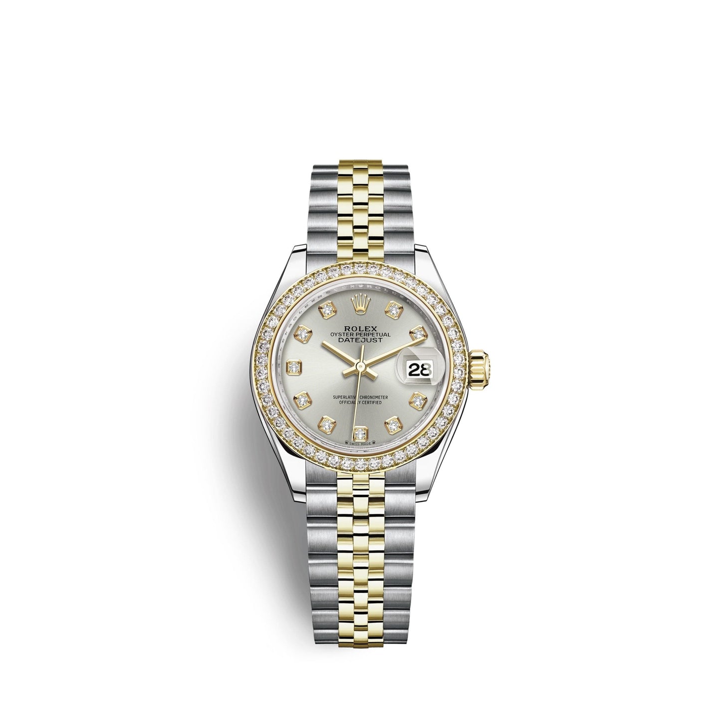 Lady-Datejust 28, Oystersteel and 18k Yellow Gold, Ref# 279383RBR-0007