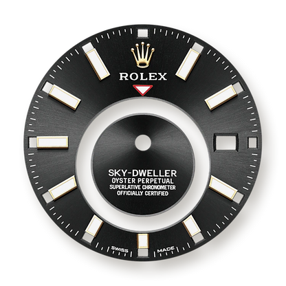 Sky-Dweller 42mm, 18k Yellow Gold, Ref# 326938-0004