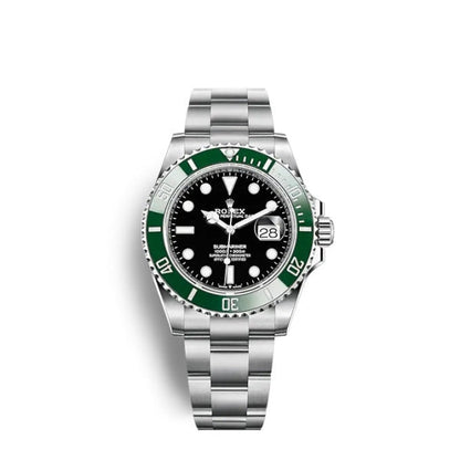 Submariner Date Oyster, 41 mm, Oystersteel m126610lv-0002 “Starbucks”